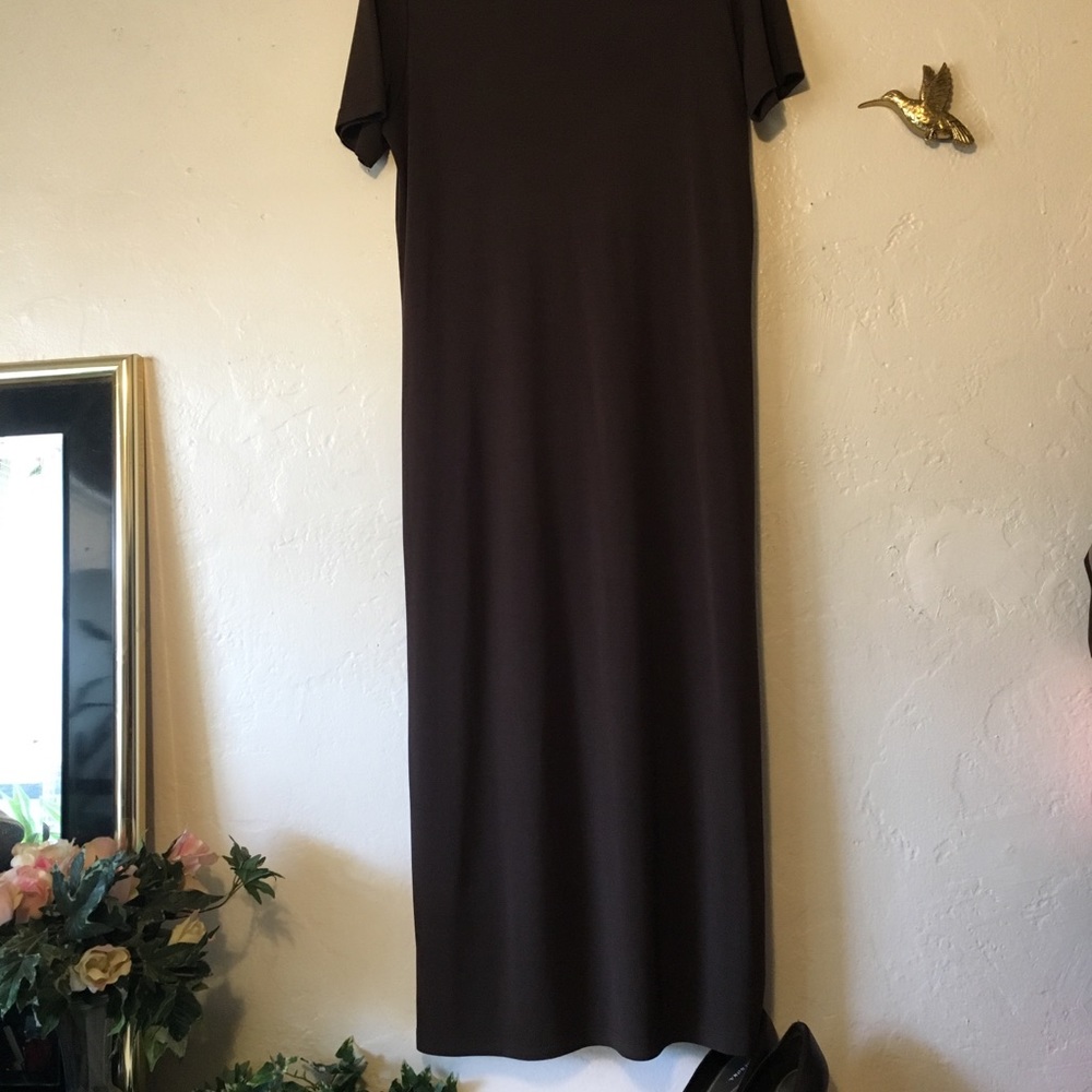 Talbots Brown Maxi Dress - Picture 3 of 8